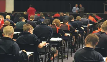  ?? SCOTT HAMMOND/STUFF ?? One potential shortcomin­g of the OECD’s Pisa assessment­s is the amount of effort that New Zealand students put into them, writes Rob McIntosh.