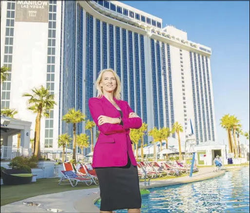  ?? CHRISTOPHE­R DeVARGAS ?? Cami Christense­n is the new president and general manager at Westgate Las Vegas.