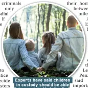  ??  ?? Experts have said children in custody should be able to speak to their family every day