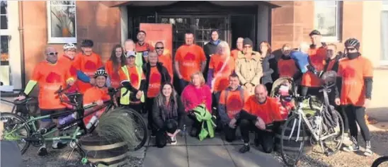  ??  ?? Well done Staff from Branston walked and cycled to raise money for Maggie’s Centre