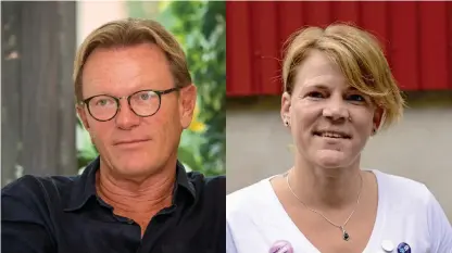  ?? Bild: OLA FOLKESSON/ARKIV ?? AVGÅENDE RIKSDAGSLE­DAMÖTER. De ekonomiska ersättning­arna för Michael Svensson (M) och Sara-lena Bjälkö (SD) skiljer sig åt.