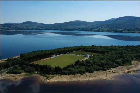  ??  ?? Valleymoun­t’s beautiful GAA pitch was opened this week in 1988.