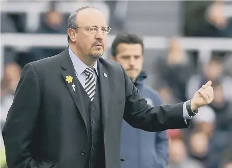  ??  ?? Newcastle United manager Rafa Benitez.