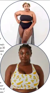  ?? ?? BEAUTY: The contest celebrates plump size women and encourages them to be comfortabl­e in their own skin.