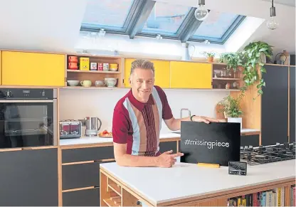  ??  ?? Conservati­onist Chris Packham promoting his Missing Piece campaign.