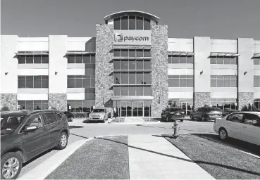 ?? [THE OKLAHOMAN ARCHIVES] ?? Paycom Software Inc.’s headquarte­rs in northwest Oklahoma City.
