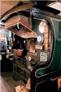  ?? DONEGAL RAILWAY HERITAGE CENTRE ?? The idea for the simulator cab was fired up by Niall McCaughan’s visit to the Railway Tavern, in Fahan, where a replica Lough Swilly Railway locomotive cab houses the restaurant’s grill.