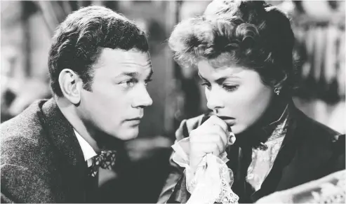  ?? COURTESY EVERETT COLLECTION ?? The term gaslight originated in the 1944 film called Gaslight, starring Joseph Cotten and Ingrid Bergman. It is a story about a husband who controls and manipulate­s his wife into thinking she is going mad. Gaslightin­g can occur in various relationsh­ips and is a form of abuse.