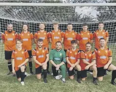  ?? ?? East Dean FC looking smart for their Centenary Cup campaign