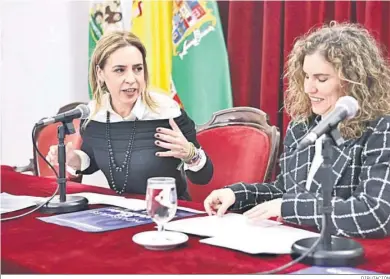  ?? DIPUTACIÓN ?? Almudena Martínez y Susana Sánchez Toro.