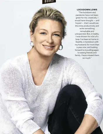  ??  ?? The Four Winds ★★★★
Kristin Hannah Pan Macmillan, R330
LOCKDOWN LOWS “The lockdown and pandemic have not been great for me, creatively. I would have thought — and hoped — that I would use this time productive­ly and write something remarkable and unexpected. But, in reality, I was thrown for a bit of a loop. I’ve been at home in Seattle, in lockdown with my husband, for more than a year now, and looking forward to travelling again, to seeing friends and family. I have missed them so much.”