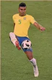  ??  ?? Casemiro, 26 anni, centrocamp­ista del Brasile