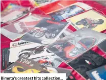  ??  ?? Bimota’s greatest hits collection…