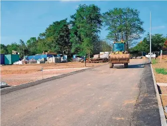  ?? FOTO: BECKER&BREDEL ?? Die Infrastruk­tur im Neubaugebi­et Franzenbru­nnen ist fertig.