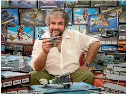  ??  ?? Sir Peter Jackson has given Weta Workshop the online distributi­on rights for his scale model kitset company, Wingnut Wings.