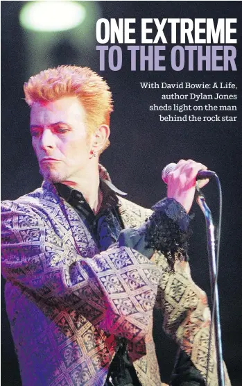  ?? RON FREHM/THE ASSOCIATED PRESS/FILES ?? David Bowie led a complicate­d life filled with early archetypal rock-star behaviour and excess that eventually gave way to a more nuanced and mature man and musician.