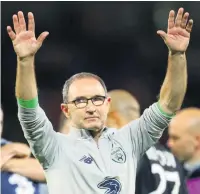  ??  ?? RELIEF Martin O’neill will be able to call upon Brady in play-off