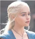  ??  ?? Thrones star: Emilia Clarke