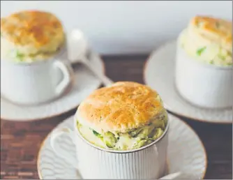  ??  ?? HEIGHT OF GOOD TASTE: Producing the perfect souffle is a culinary achievemen­t for any cook.