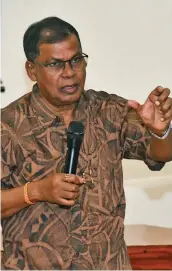  ?? Minister for Finance Biman Prasad. Photo: Salote Qalubau ??