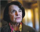  ?? ALEXWONG — GETTY IMAGES ?? Sen. Diane Feinstein seeks her fifth term, but the more liberal wing of the California Democratic party could make noise at this week’s convention.