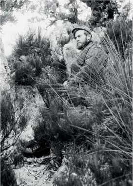  ??  ?? Rhys Jones at Sisters Beach, Tasmania, c. 1964. Image courtesy of the Tasmanian Archive and Heritage Office and the Jack Thwaites Collection