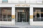  ??  ?? The Apex Hotel on James Street West has opened as a rapid test site