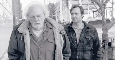  ?? | PARAMOUNT VANTAGE ?? “Nebraska” features career-best acting from Bruce Dern (left) as an old man in Montana and revelatory work by comedian Will Forte as his son.