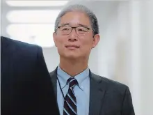  ?? PABLO MARTINEZ MONSIVAIS THE ASSOCIATED PRESS ?? Bruce Ohr provided details to lawmakers this week about an exchange of potentiall­y explosive informatio­n about Trump between two men the president has sought to discredit.