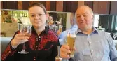  ??  ?? Ex- Russian spy Sergei Skripal ( right) and his daughter Yulia