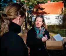  ?? FOTO: MIKAEL ANDERSSON ?? KONSTPLATS. Vid Villa Furuheim på Munsö hade Hilma af Klint sin ateljé berättar Chanette Roihjert.