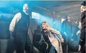  ?? BEN BLACKALL/BBC ?? Goran Visnjic as Nikola Tesla and Jodie Whittaker as the Doctor in Doctor Who