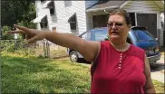  ??  ?? Kelly Livers of West Dayton says she tried reporting concerns about the owner-occupancy tax credit to the Montgomery County Auditor’s Office, but wasn’t taken seriously until the I-Team got involved. “Somebody isn’t doing their job,” she says.
