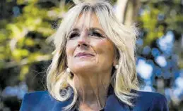  ?? MARTHA ASENCIO RHINE / TAMPA BAY TIMES ?? Jill Biden, esposa del presidente de Estados Unidos.