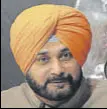  ??  ?? Navjot Singh Sidhu