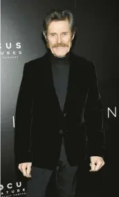  ?? EVAN AGOSTINI/INVISION ?? Willem Dafoe, who stars in the film, attends a screening of “Inside” on Feb. 28 in New York.