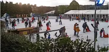  ?? ?? Crowd enjoy the ice rink at Royal Victoria Park in a previous year