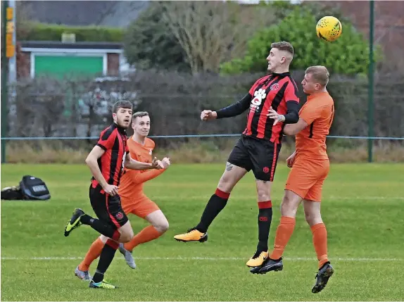  ?? ?? FINE FORM: Marco Buckley was among the goals as Beverley Athletic won their meeting at Royal Furlong.