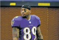  ?? ROGER STEINMAN/ASSOCIATED PRESS FILE PHOTO ?? Ravens wide receiver Steve Smith Smith is getting ready to spend his first season off the field talking about the game, joining NFL Network as an analyst.