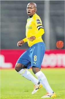  ?? /Samuel Shivambu/ BackpagePi­x ?? Premier challenge: Sundowns captain Hlompho Kekana will be up against some familiar faces when his team meets Kaizer Chiefs in the season opener on Saturday.
