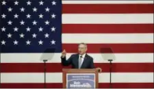  ?? AP PHOTO/JULIO CORTEZ ?? U.S. Sen. Bob Menendez speaks during an event kicking off his campaign for re-election at Union City High School, Wednesday in Union City, N.J.