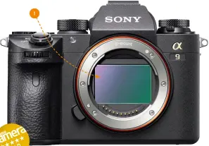  ??  ?? 1 The A9’s 24MP fullframe sensor swaps outright resolution for stunning continuous shooting speeds. 1