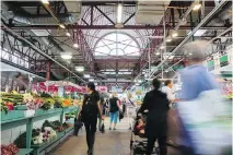  ?? DARIO AYALA ?? The Jean Talon Market will be open on Labour Day.