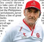  ??  ?? FAN: Mickey Harte liked what he saw in Hampsey