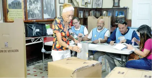  ?? ?? La abstención podría ser una oportunida­d para la oposición en las elecciones de mayo.