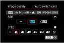  ?? ?? Shooting either JPEG or Raw maximises the number of images that can be stored on the SD card