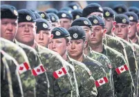  ?? JEFF MCINTOSH THE CANADIAN PRESS FILE PHOTO ?? Ottawa has said federal employees, including members of the military, must be fully vaccinated by the end of this month.