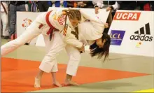  ??  ?? Tournoi Judo en action