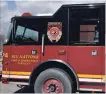  ?? JOHN RENNISON THE HAMILTON SPECTATOR ?? Six Nations fire officials say thieves stole all the equipment from two fire trucks and attempted to steal the trucks, too.