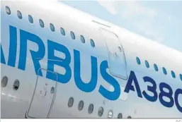  ?? D.C. ?? Uno de los modelos del A380 de Airbus.